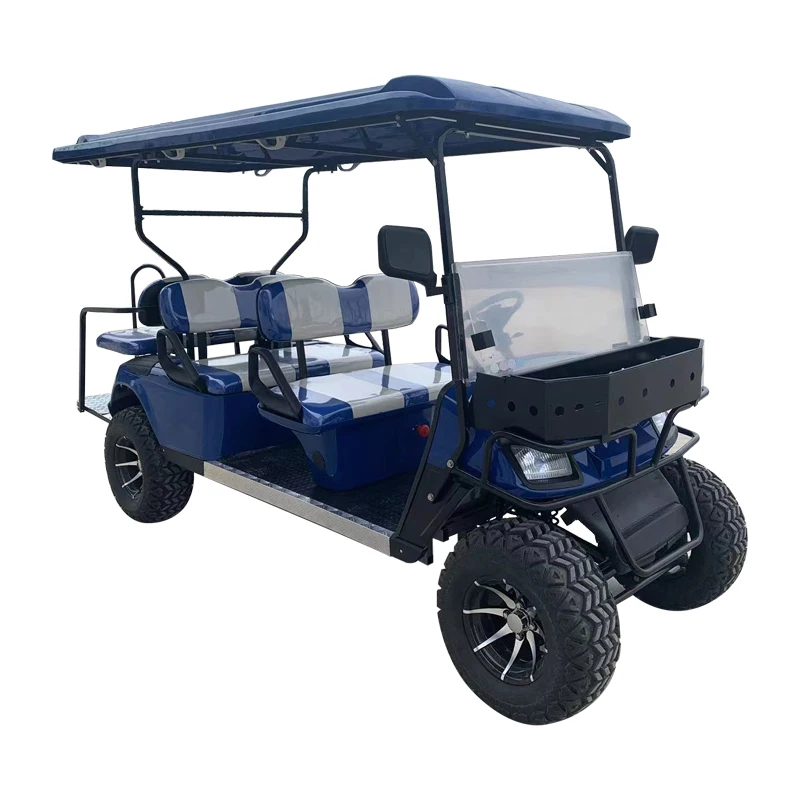 Sharefer 6 person golf mini car jeep golf Cart 4+2 6 seater full Electric Golf Cart 6 seats
