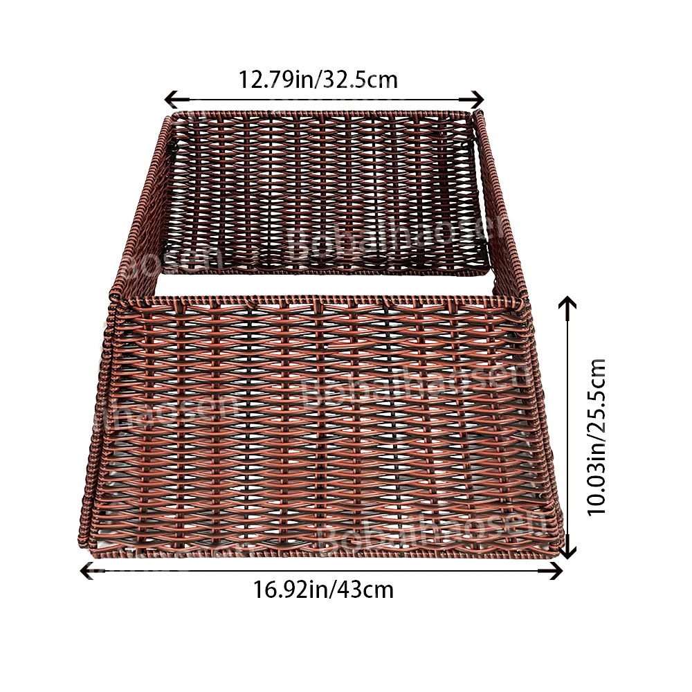 New product Detachable plastic rattan Christmas tree skirt decoration Base collar stand and accessories