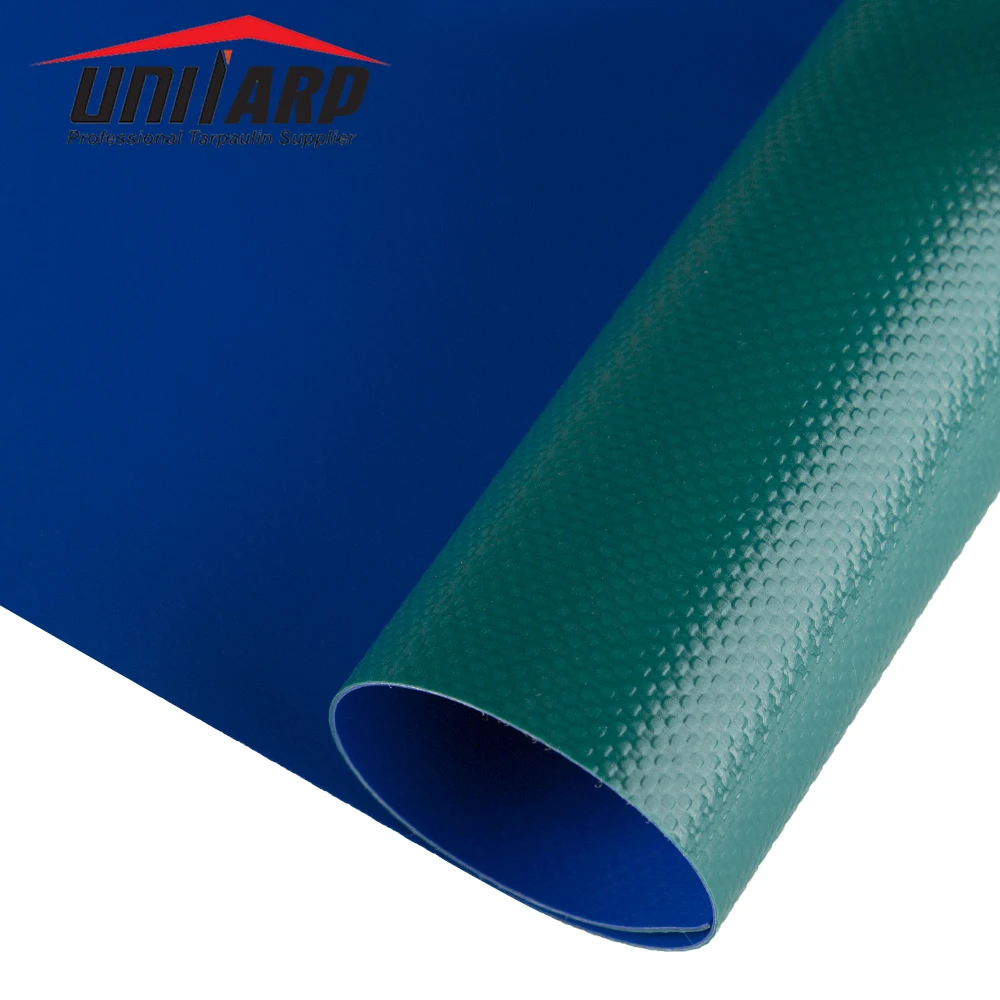 Navy Blue Dark Green 1100dtex Polyester PVC Vinyl 2.9mX50m 610gsm Tarpaulin for Party Tents