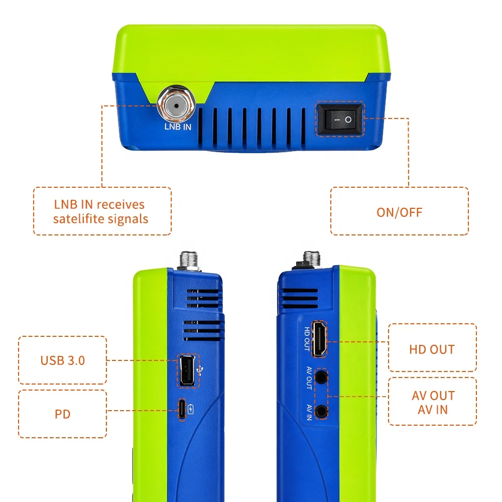 V8 finder2 3 5 дюймовый экран цифровой DVB-S/S2 и MPEG-2/4 H.264(8 бит) отвечающих требованиям ручной спутниковый finder