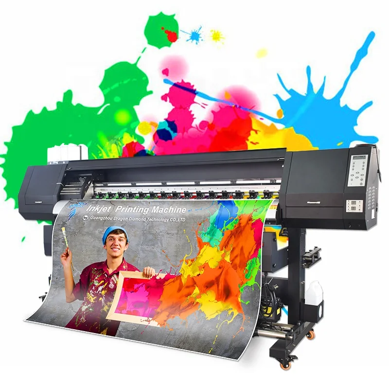 DX5 DX7 XP600 Eco Sublimation Printer Flex Inkjet Printing Machinery for Outdoor Advertising