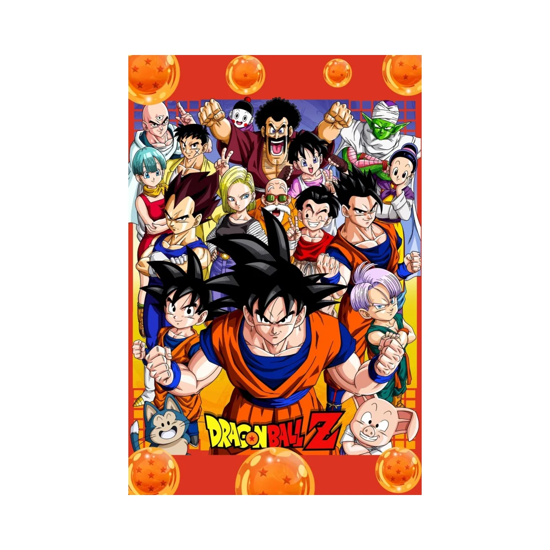 Superb Lenticular Sheet Dragon Ball 3D Picture Lenticular Anime Film Poster 3d Lenticular Printing 10lpi, 20lpi, 30lpi, 35lpi