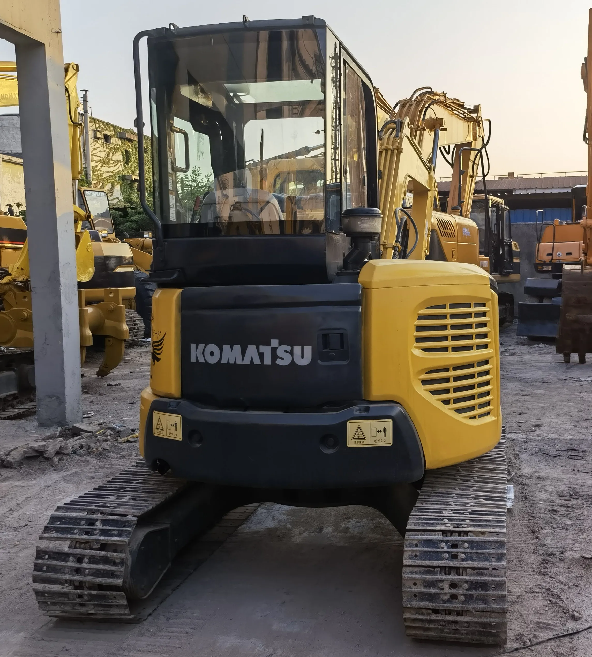 Original Japan 5.5 tons Used Komatsu pc55 mini Excavator Komatsu PC55 PC56 PC78 earth moving machinery for sale