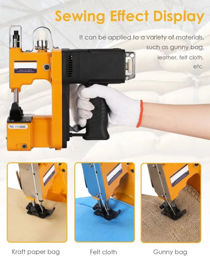 New domestic Handheld Sewing Portable Mini Leather Shoe Edge Trimming Sole Inn Electric Sewing Machine