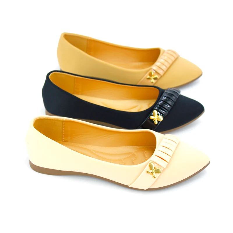 Ladies Flat Shoes Bow Woman Casual Summer White Light Sandals Shallow Mouth Boat Shoe Style Fashion Newest Products 2022 Classic