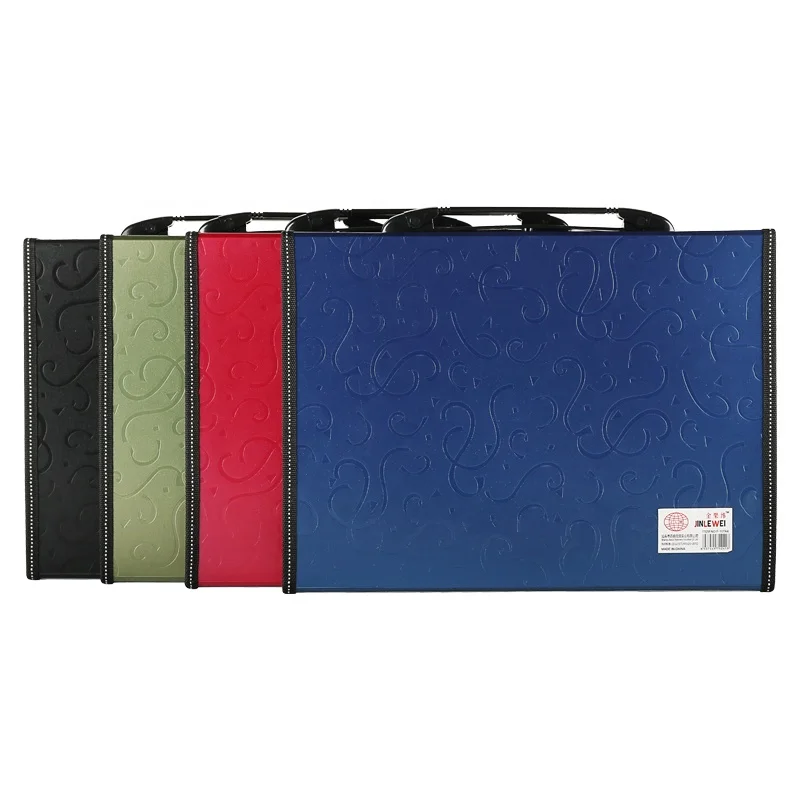 
High Quality Office Stationery Customized Document Paper Bag Expanding Handle File Folder Organizer 