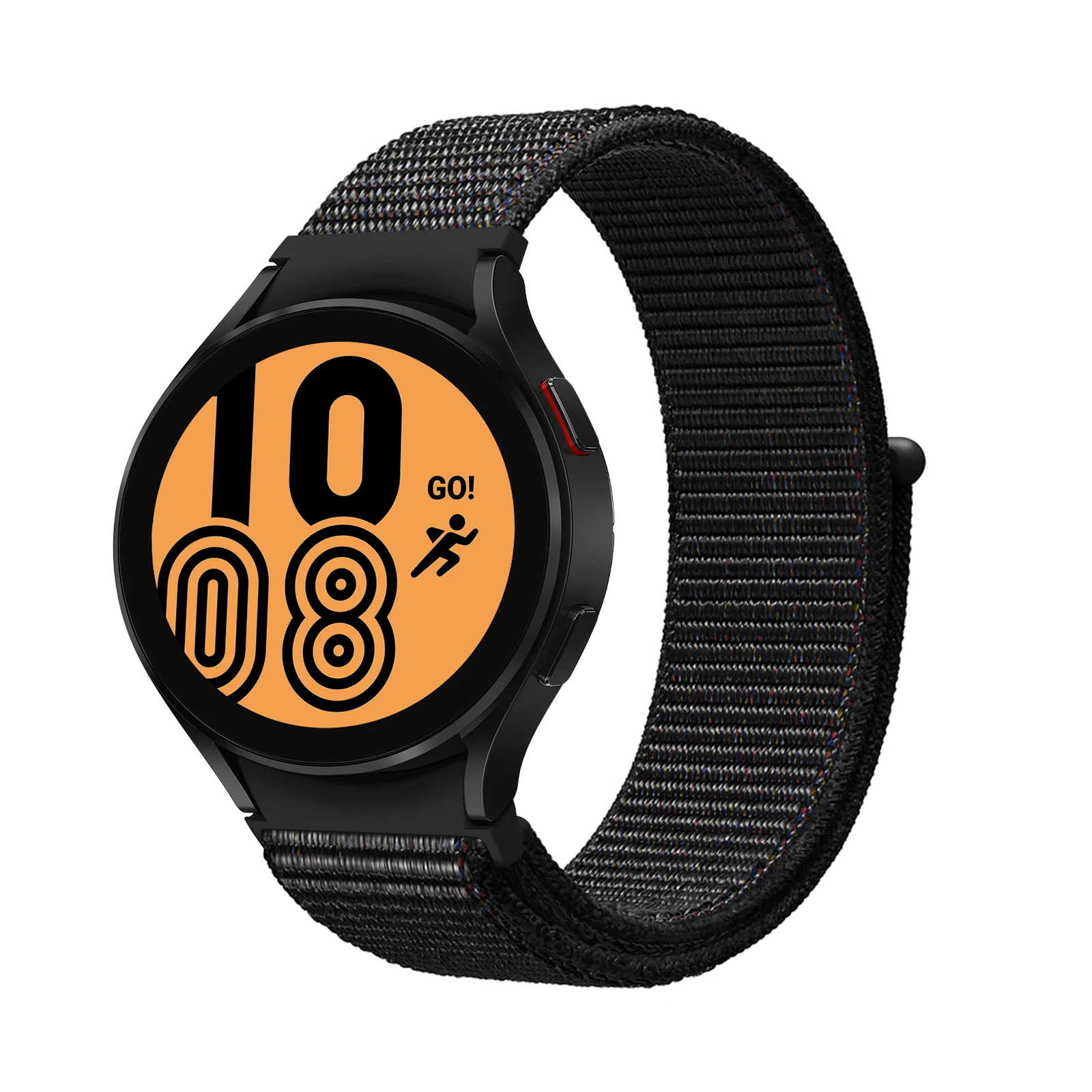 RYB 20mm Soft Adjustable Nylon Sport Band For Galaxy Watch 5 Pro Band 45mm/Watch 6 4 Classic Band 42mm 46mm 43mm 47mm