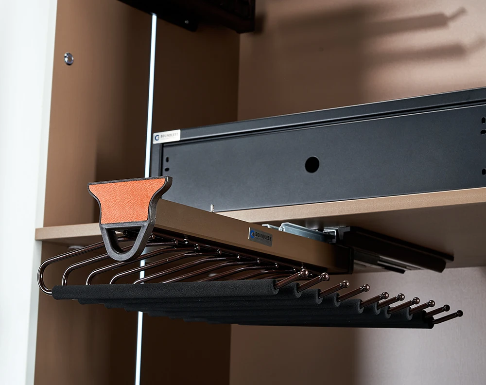 Popular Top Mounted Pants Rack Trousers Hanger for wardrobe storage