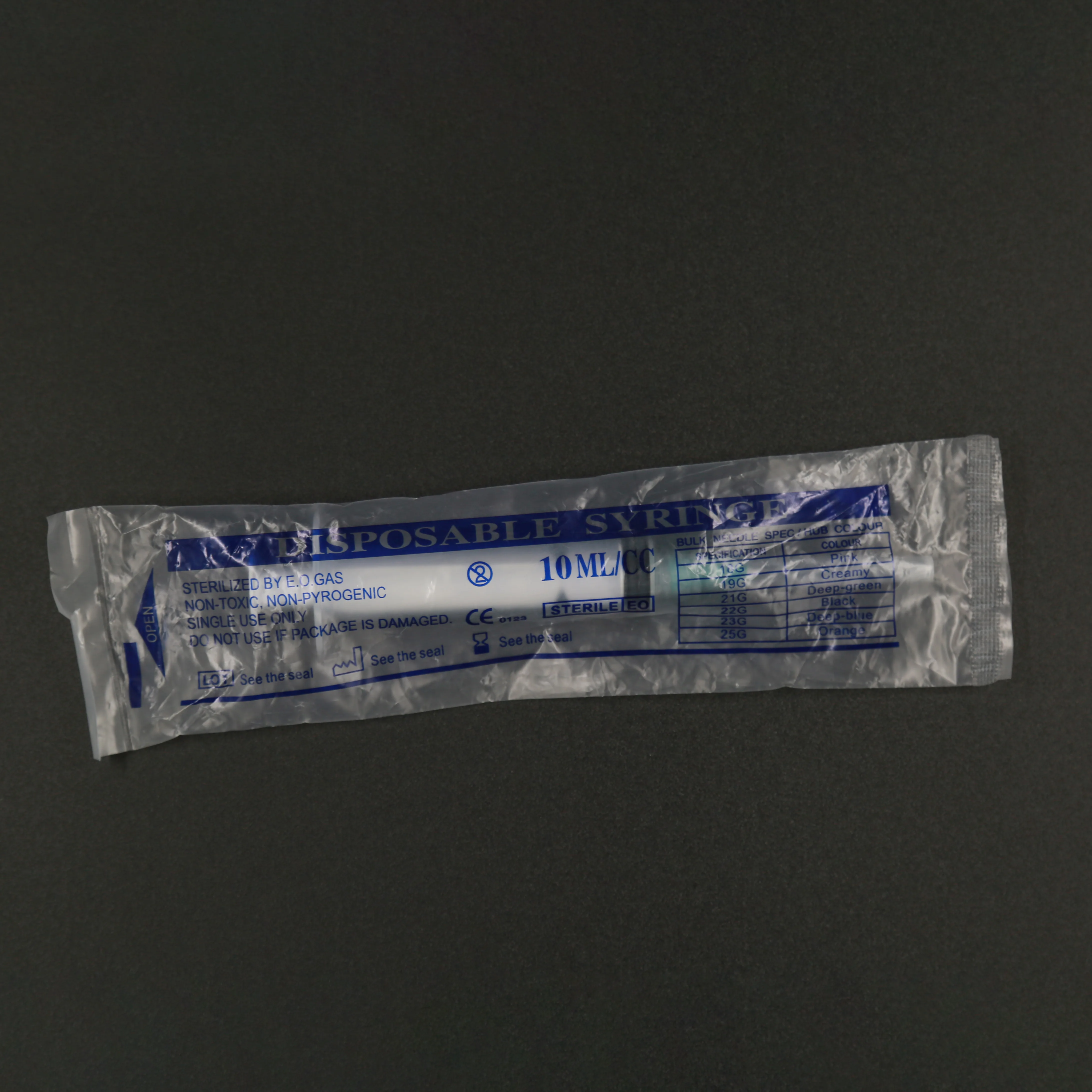 Одноразовый медицинский пластиковый шприц Luer Lock с иглой 21 г, 28 г ISO CE