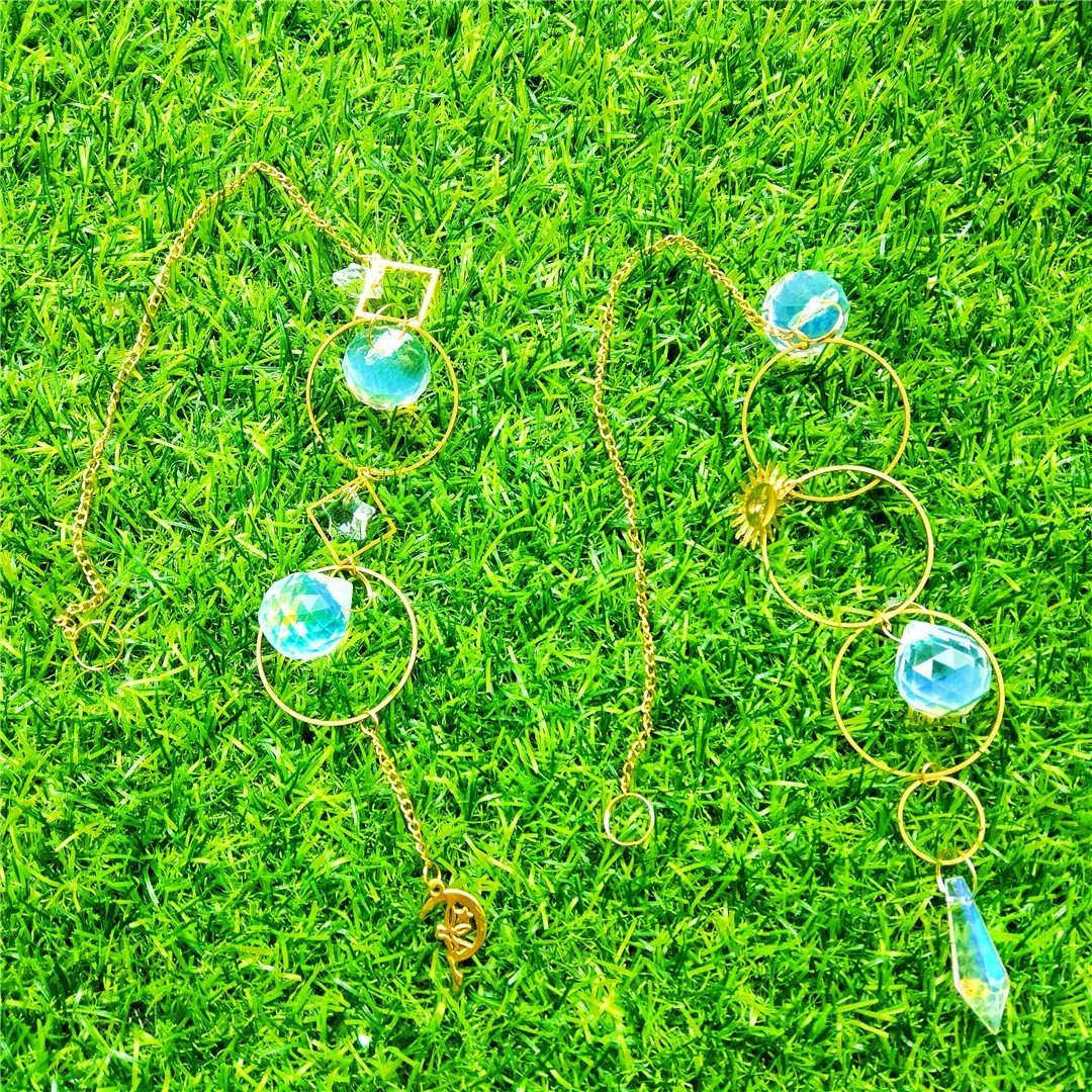 Wholesale Healing Small Sun Catcher Melting Stone Delicate Carving