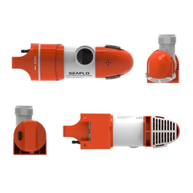 SEAFLO 14A Series Narrow Low Profile Water Level Sensing Automatic Bilge Pumps  12 volt pump