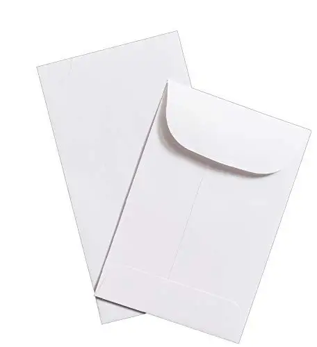 Self-adhesive Ups Packing Slip Coin Envelopes Coin and Small Parts Envelopes 2-1/4 x 3-1/2 Brown White Kraft seed Envelopes