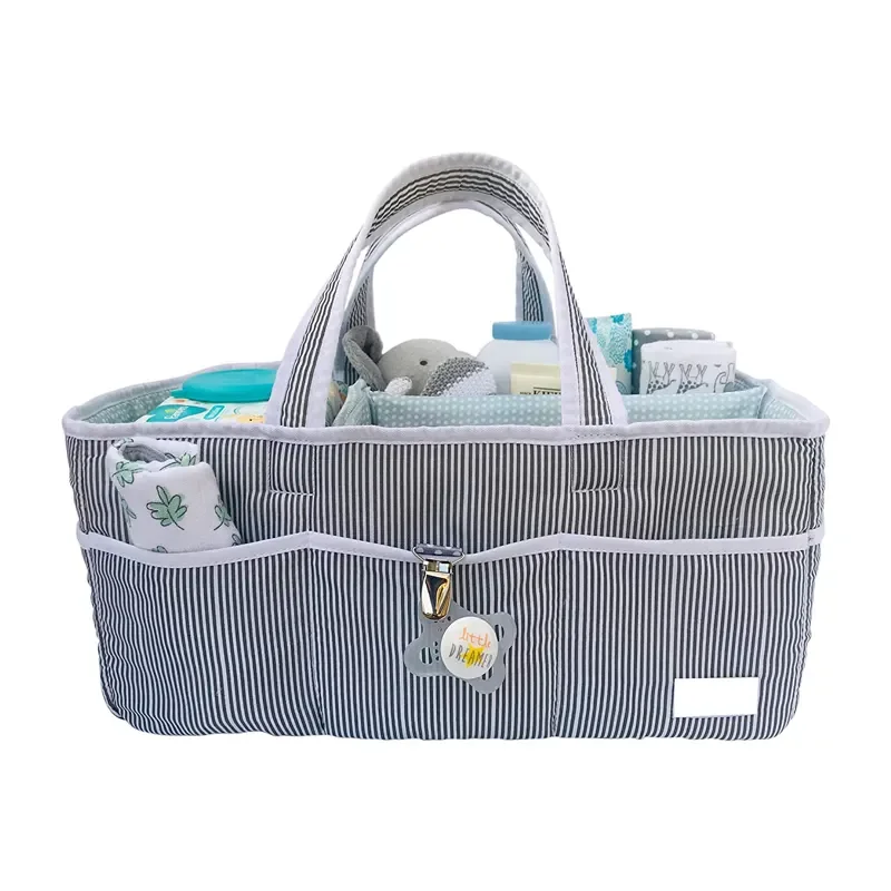 Portable Large Organizer Tote Bag for Infant baby diaper tote bag Baby Diaper Caddy