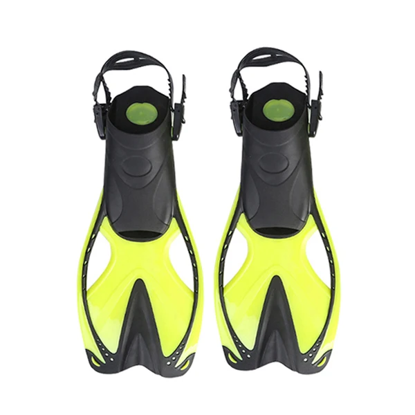 High Quality Healthy Material Spring Strap Short Swim Fin for Swimming Training Girl,Boys,Kids,Children Use