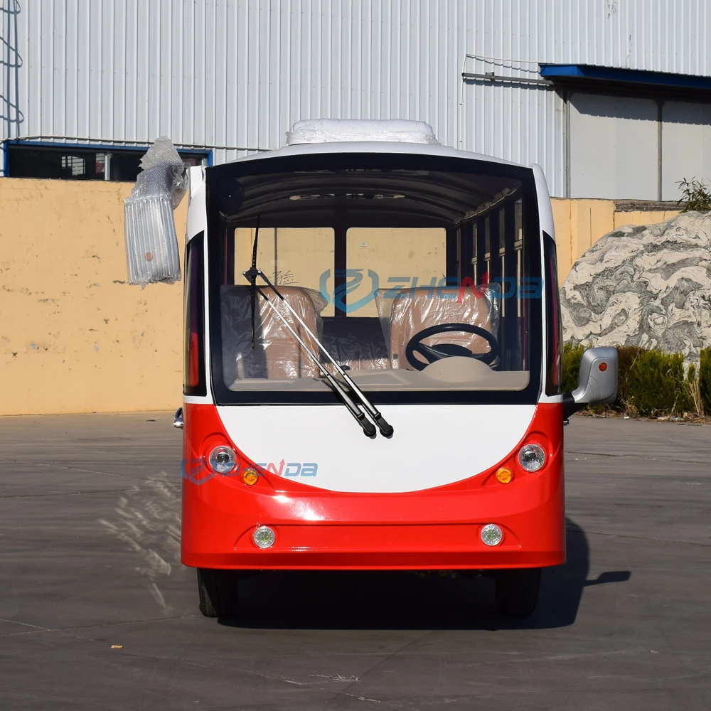 Orange Solar 14/17/20 Seat Sightseeing Bus Shuttle Bus School Bus for Sale