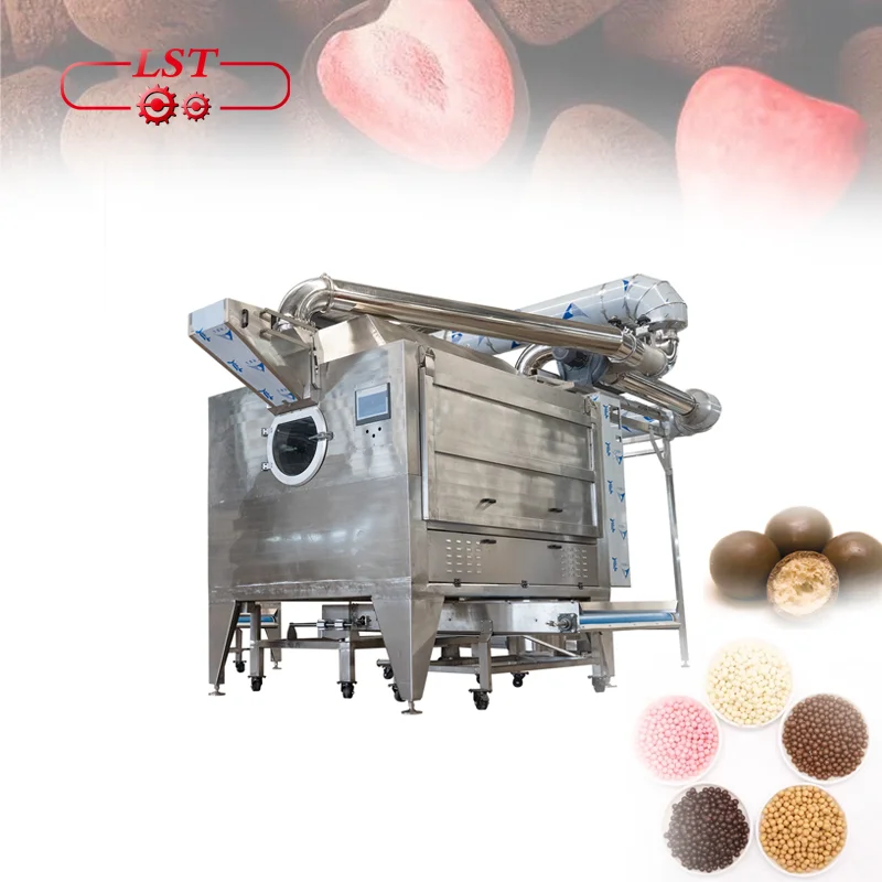 LST High Quality Big Capacity Chocolate Jelly Candy Rotary Coating Machine