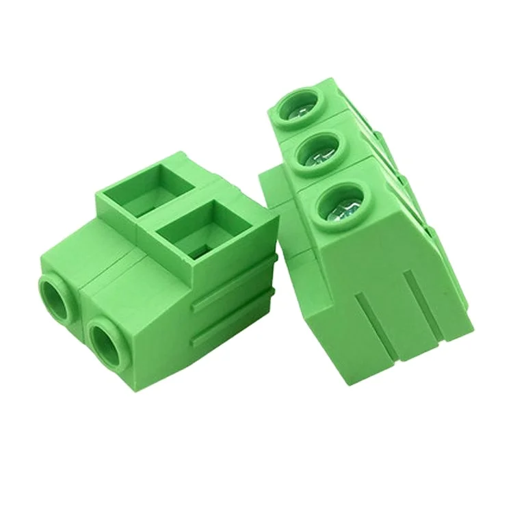 12.7mm screw type PCB terminal 136HT 600V high voltage terminal block green connectors