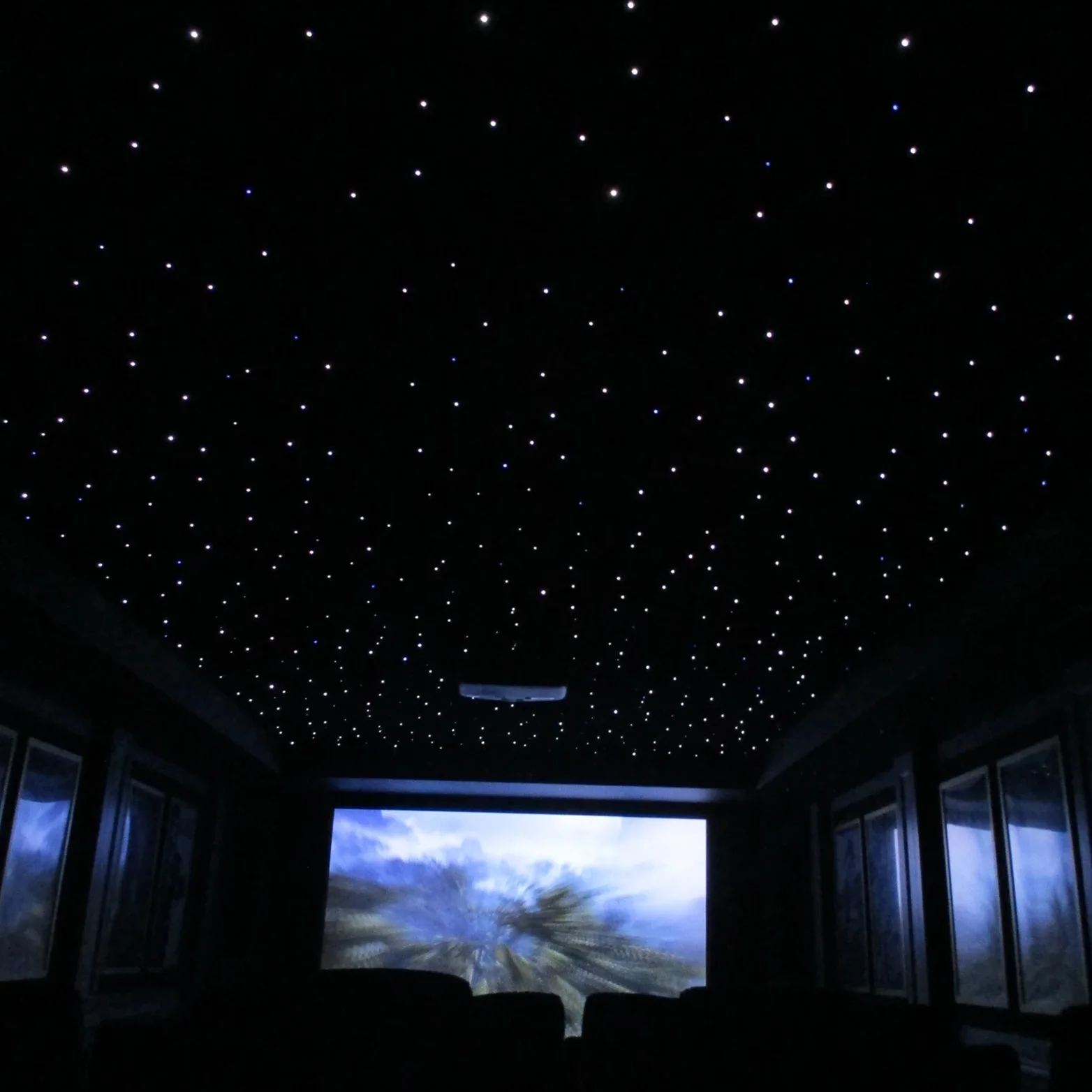 Fibre Optic Star Home Theatre Ceiling