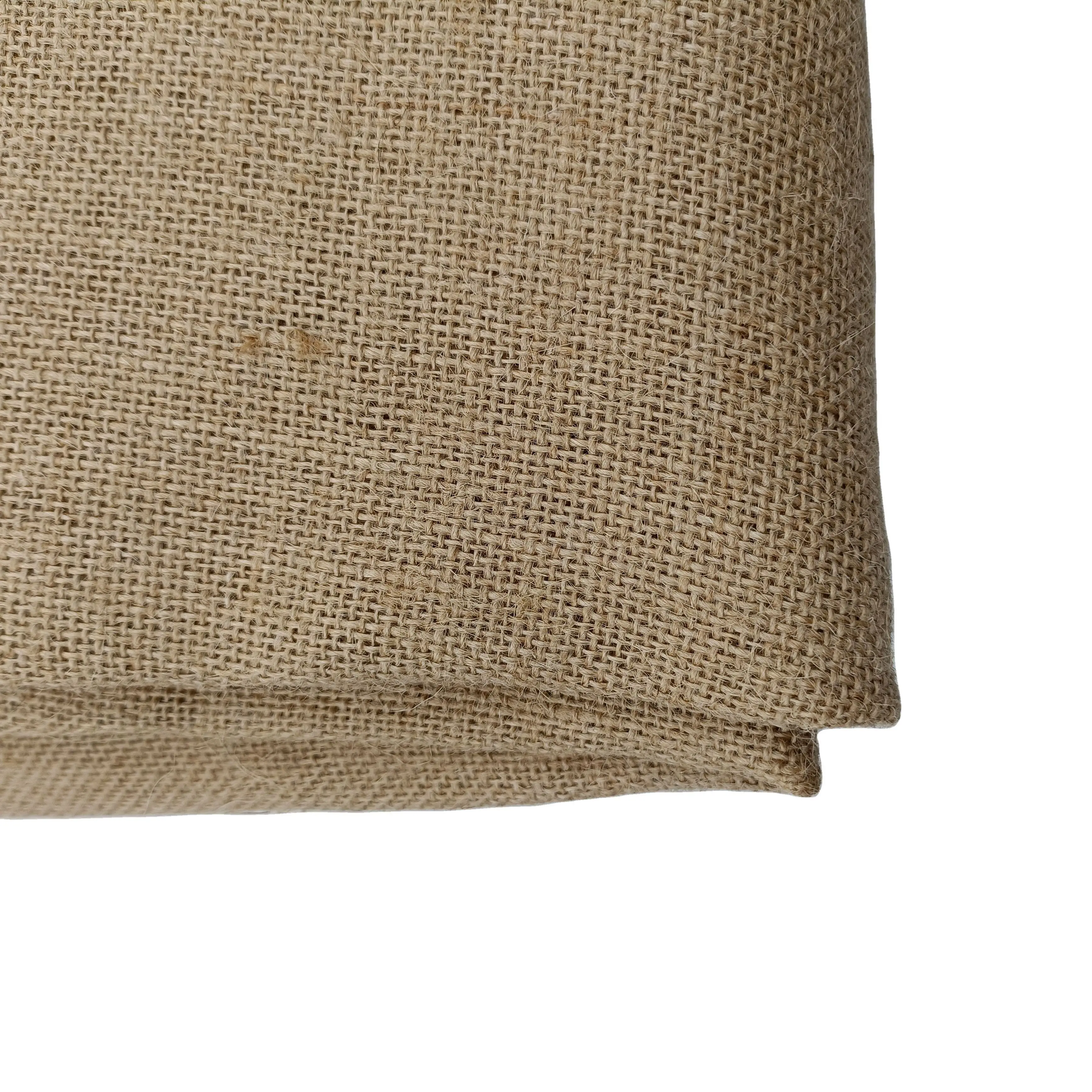 Gunny Cloth Sustainable Heatproof Hessian Fabric 100% Natural Burlap
