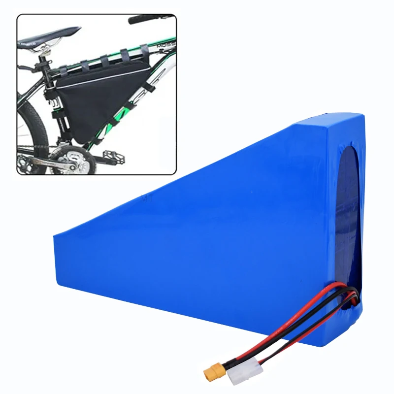 New Arrival Customized 48V to 72V 15Ah 17Ah 20A to 40ah Rechargeable Triangle Lithium Ion Battery Pack for Mountain Ebike
