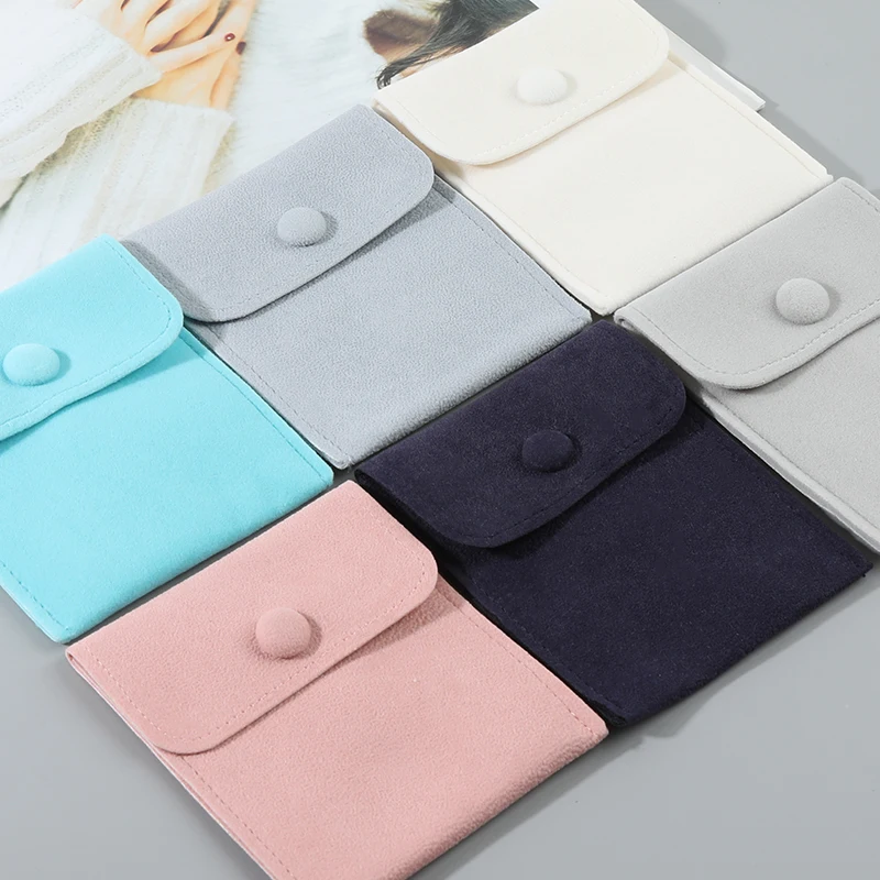 WEIMEI Eco Custom Logo Velvet Suede Microfiber for With Jewellery Insert Packaging Earring Gift Bag Jewelry Pouch