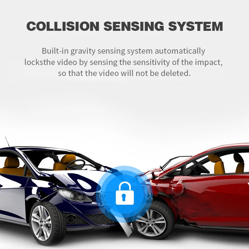 Новое поступление Автомобильный видеорегистратор с камерой 1080p в черном корпусе двойным объективом Full Hd 1080P зеркалом