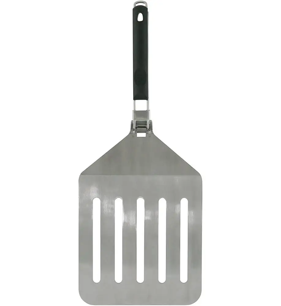
Stainless Steel Oversized Folding Handle aluminum perforated pizza peel for Tailgating 