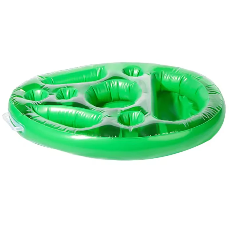 Inflatable Floating Drink Holder Large Capacity Pool Float Party Ride-on for Beverages Salad & Fruit Serving for Pool & Bar