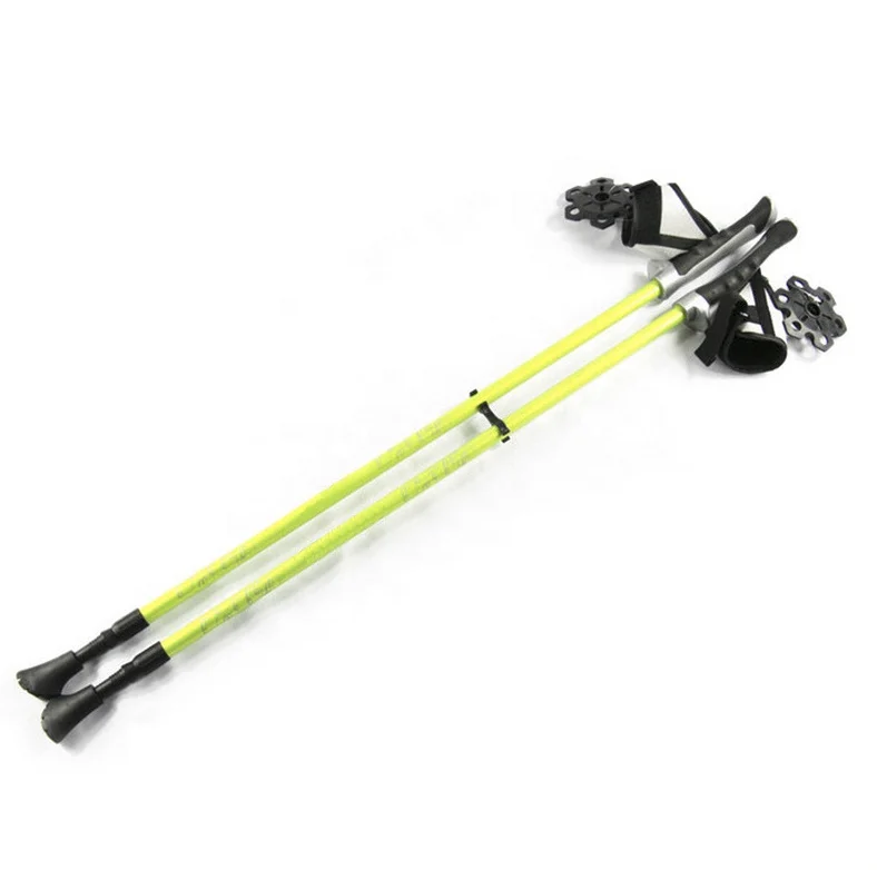 Hot Selling Light Weight Ski Stick  Non-Slip Grip Handle Cross Country Ski Poles portable sports ski stick