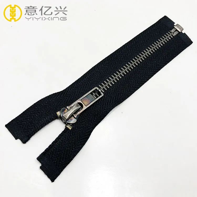 Custom Metal Teeth Zipper for Quality Cloth Tape Fine Slider Zipper Wholesale