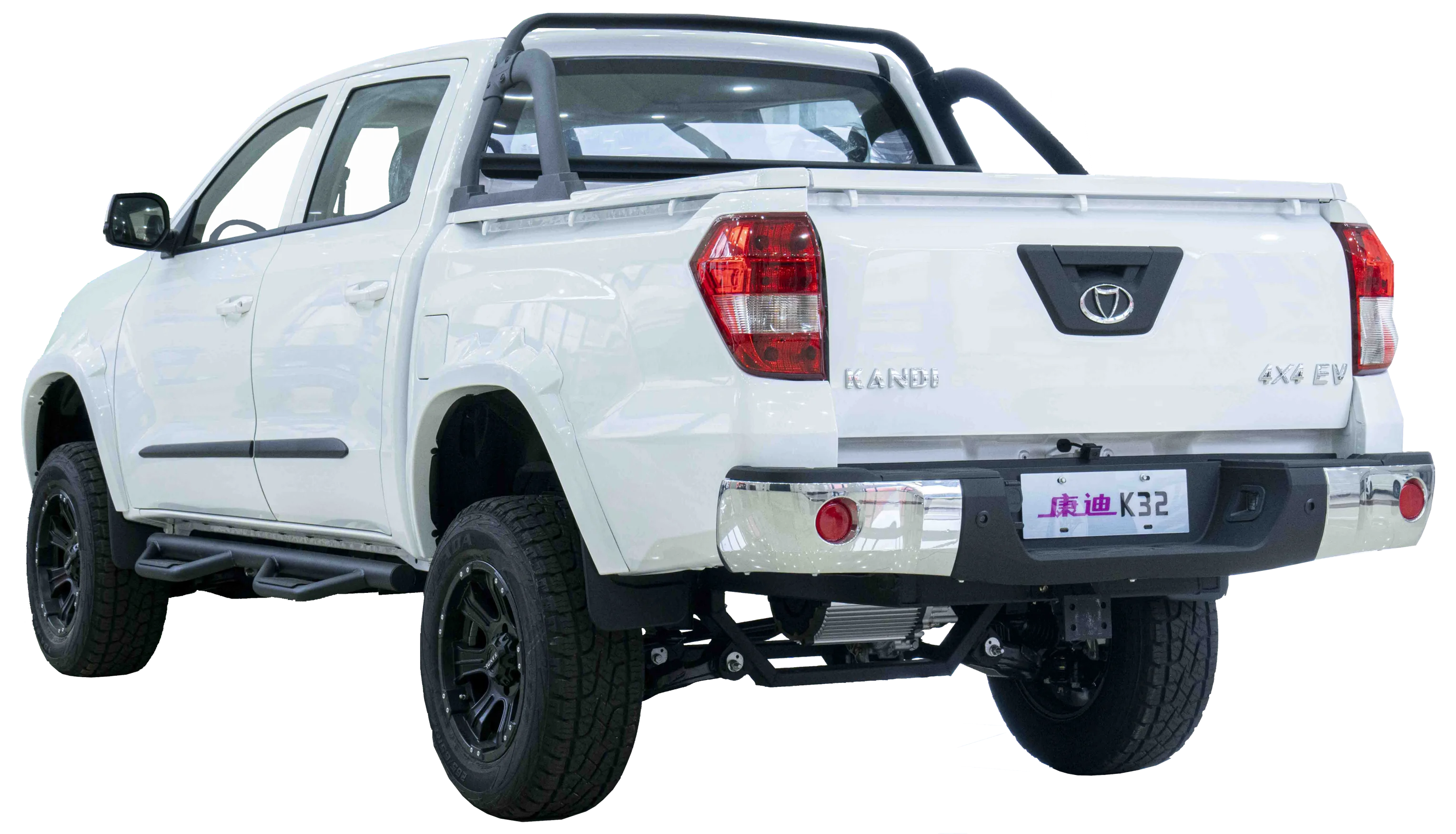21kw off road electric pickup trucks EPS new energy truck lithium battery 4WD transport truck 5 people 4*4 car