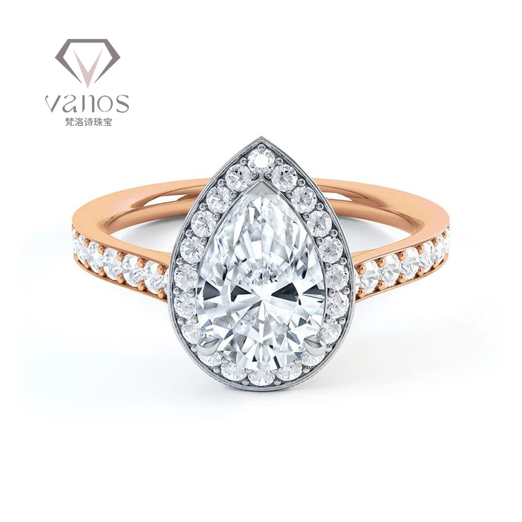 white gold man made diamond ring clarity hpht lab grown diamond ring