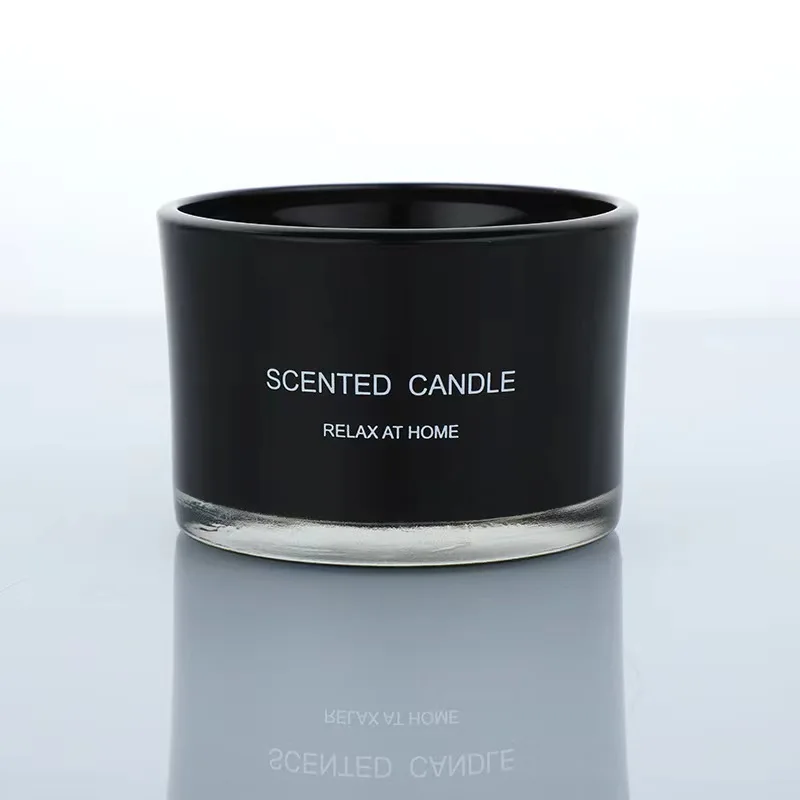 Wholesale candle jars luxury with lids cylinder dome cover candle jar square glass jar for candle