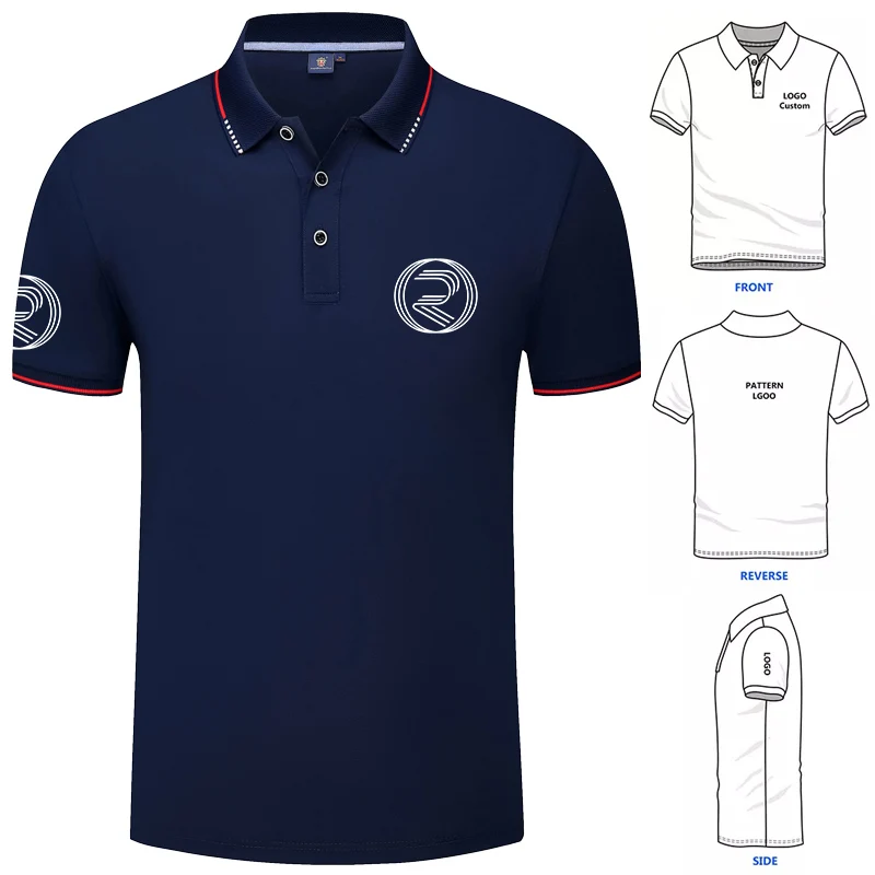 Leisure Blank Unisex Polo Shirt 100% Cotton Custom Brand Embroidered T Shirt Plain Short-Sleeve Mens Golf Shirts