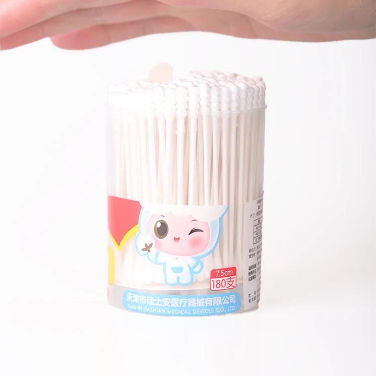 Bamboo Stick Cotton Swabs Facial Cosmetic Cotton Bud Double Head Cotton Buds