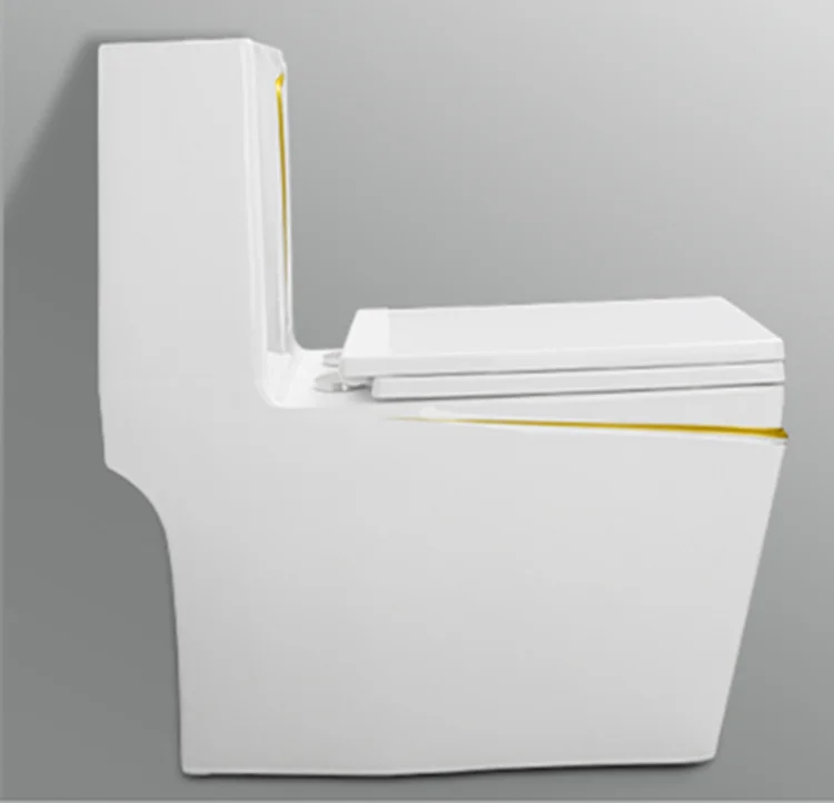 Sanitary ware Inodoro toilet one piece ceramic wc golden toilet bathroom commode black green red toilet