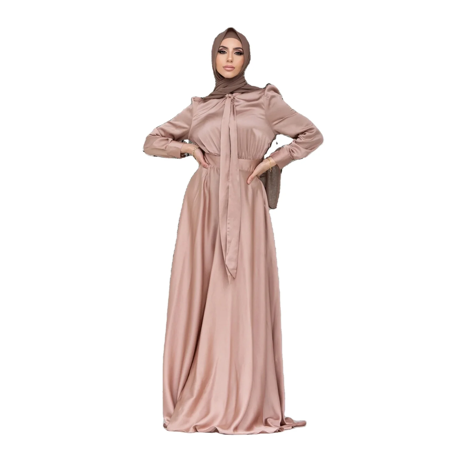 New Design Malaysia Plain Women Fashion Clothes Luxury Multi Size Hijab Scarf Dress Indonesia Dresses
