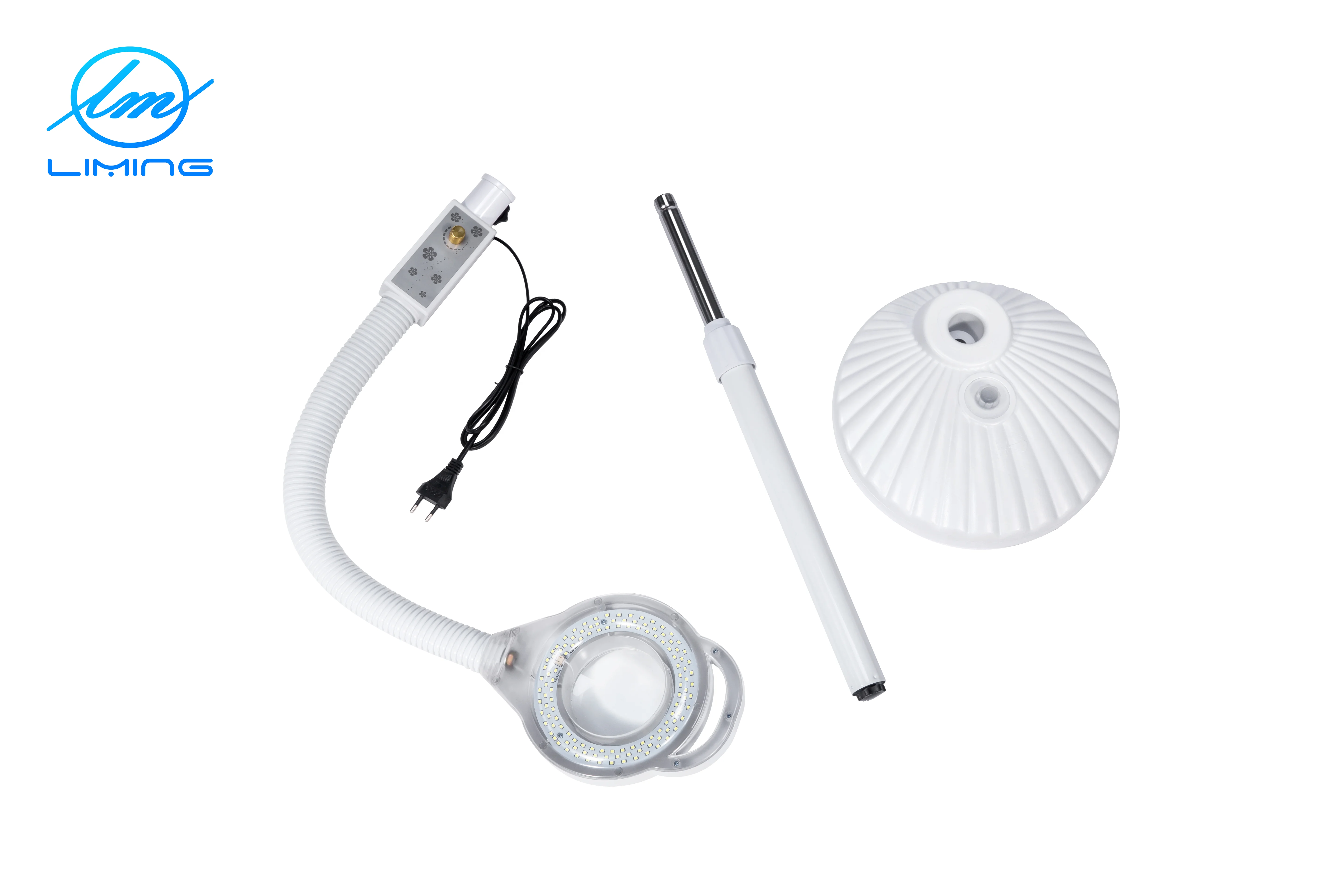 beauty salon tattoo eyebrow 360 rotation foldable LED lighting magnifying glass headlamp