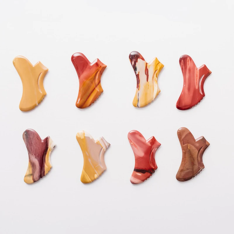 Anti Aging Teeth Guasha Stone Tool Mookaite Jasper Gua Sha Board