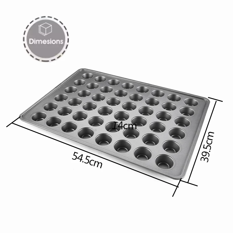 Factory Hot 24/48 Cup Mini Muffin Pan Premium Nonstick Carbon Steel Baking Pan Baking Pans for Cake Kitchen For Home Use