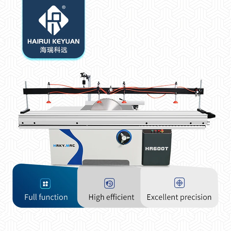 HR600T Automatic cutting saw solid wood thick cutting saw 45 degree push table saw