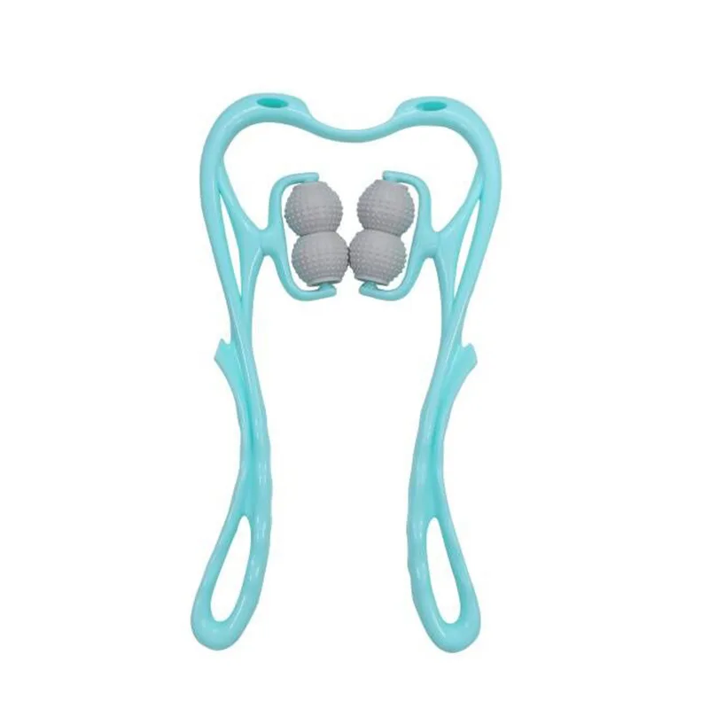 Многофункциональный роликовый массажер из полипропилена ТПР четыре бусины магнитная терапия подставка для рук шеи