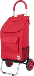 Trolley bag trolley carts Red Cart Economical Strong Supermarket Portable Shopping Bag