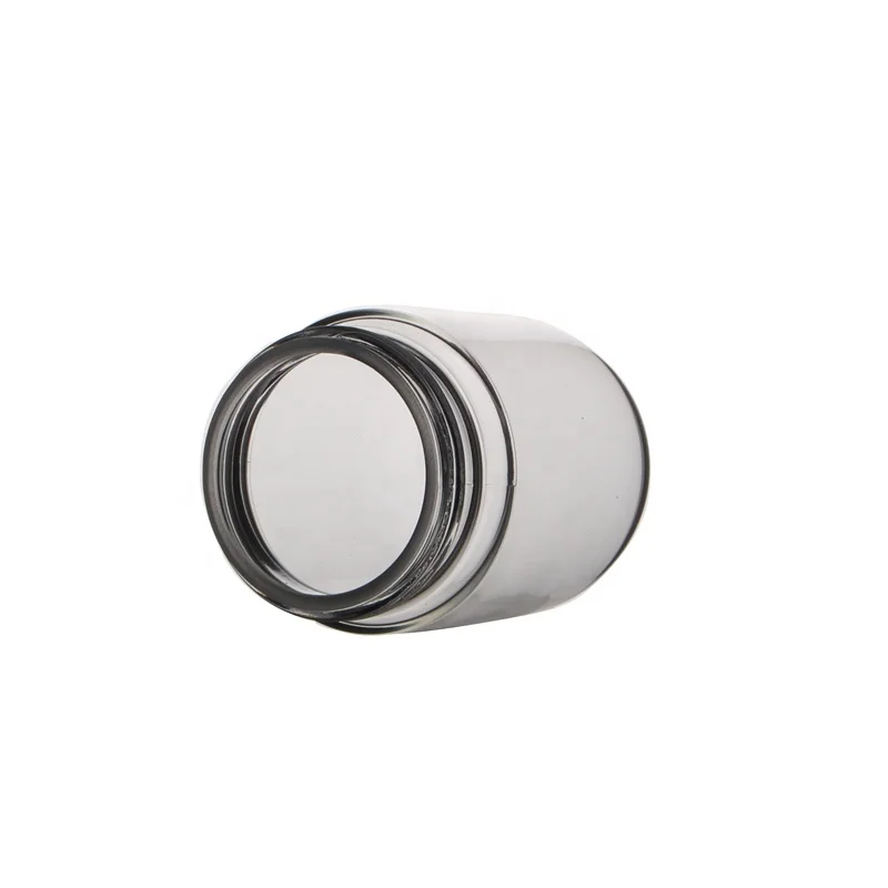 Wholesale Round glass cover high borosilicate frosted thread transparent Glass lampshade with spiral mouth