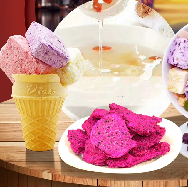 Chinese Wholesale Premium Quality Crunchy Snacks Freeze Dried Yogurt with Fruit High Nutrients And Life Probiotics Contain