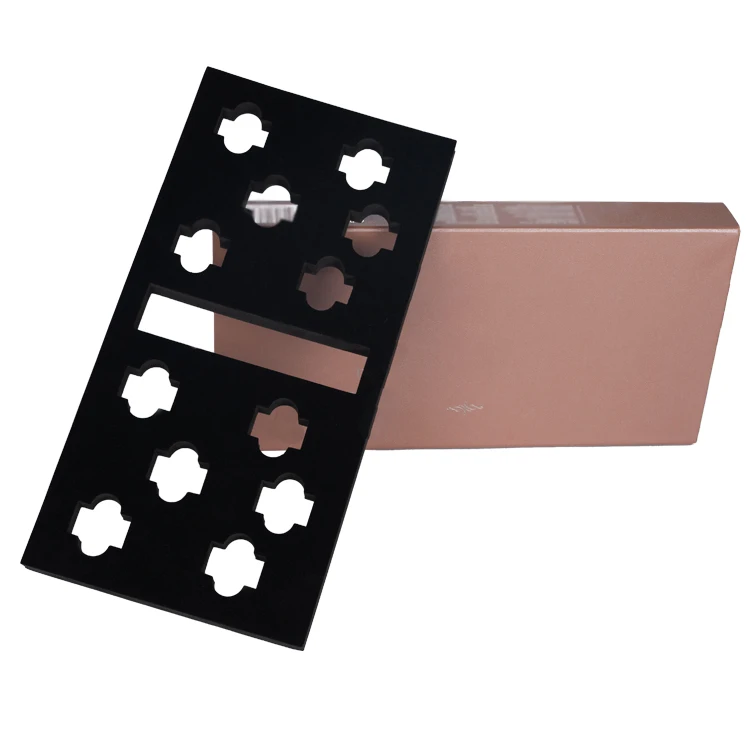 
TOSUN Custom Magnetic Rigid Paper Box for Cosmetics Skincare Essential Oil Serum 12 Bottles Packaging 