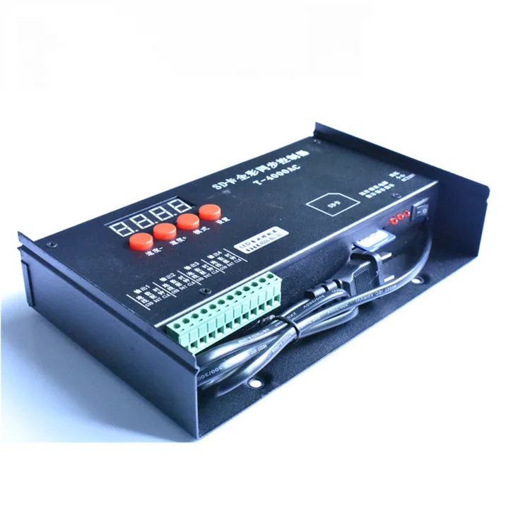 High Quality DC5V Programmable SD Card Program T8000 T4000 Led Rgb Pixel Controller for RGB LED Strip