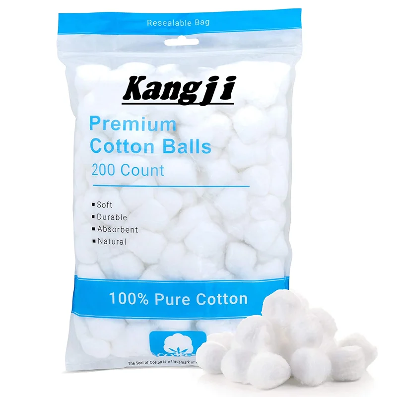 Low Price Cotton Balls Sterile Dental Surgical Absorbent Soft Jumbo Bulk Medical Cotton Wool Balls Organic Manufacturing