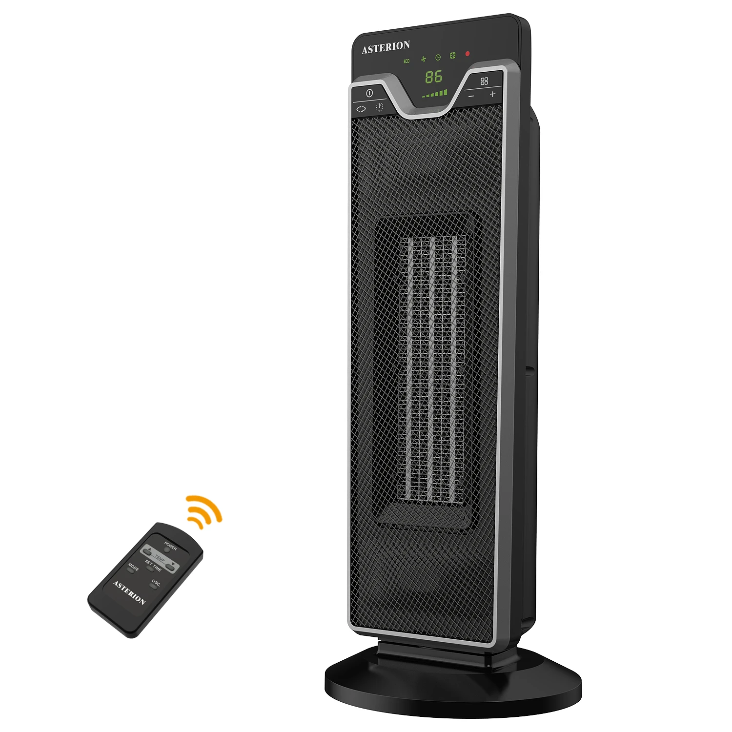 Portable 1500W / 2200W Energy Saving Rechargeable Tent Winter Electric PTC Space Fan Heaters