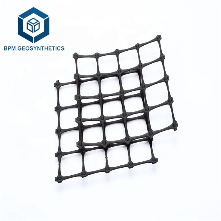 Plastic Road Geo Grids PP Biaxial Geogrid 40/40Kn 30/30Kn for Road Reinforcement
